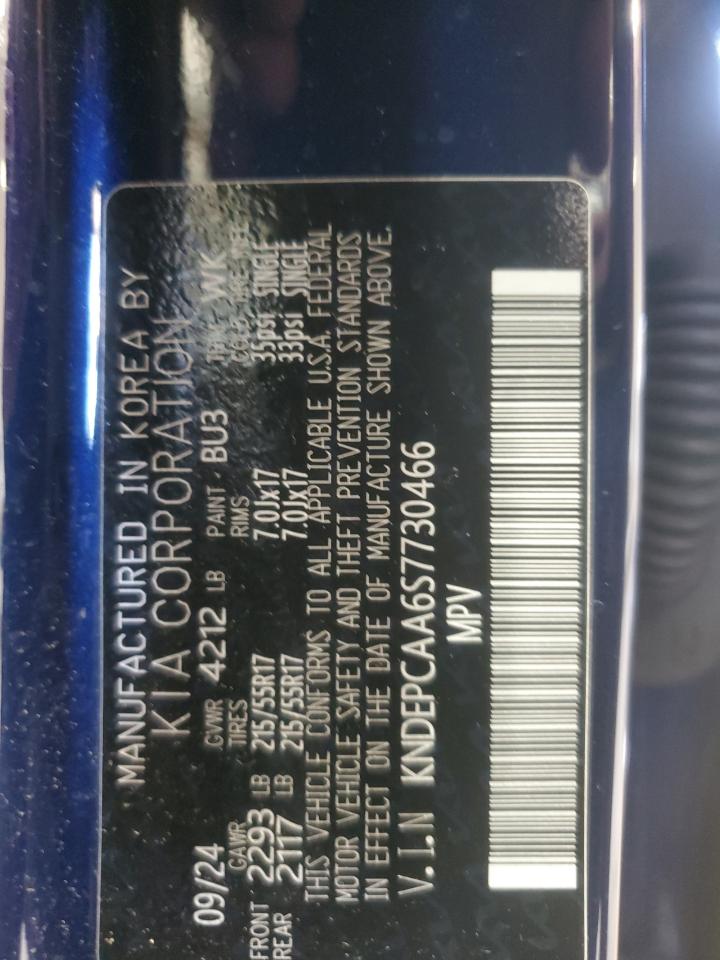 2025 Kia Seltos Lx VIN: KNDEPCAA6S7730466 Lot: 93350105