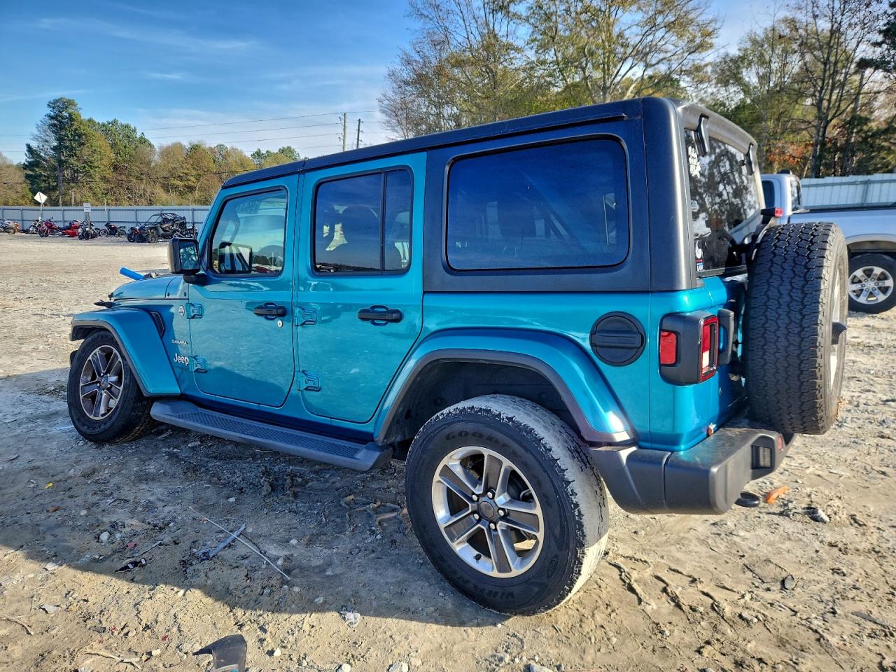 2020 Jeep Wrangler Unlimited Sahara VIN: 1C4HJXENXLW127837 Lot: 94313465
