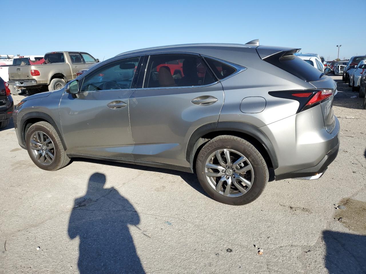 2015 Lexus Nx 200T grey suv gas JTJBARBZ7F2034744 photo #3
