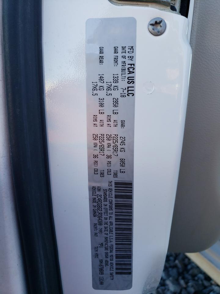 2018 Dodge Grand Caravan Se VIN: 2C4RDGBG2JR364300 Lot: 91489255