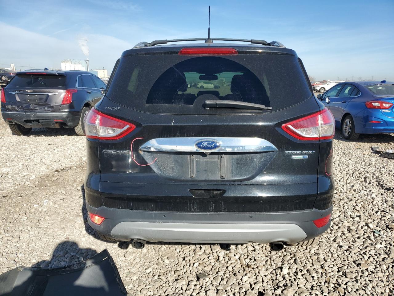 2014 Ford Escape Titanium VIN: 1FMCU9J9XEUA96928 Lot: 90437455