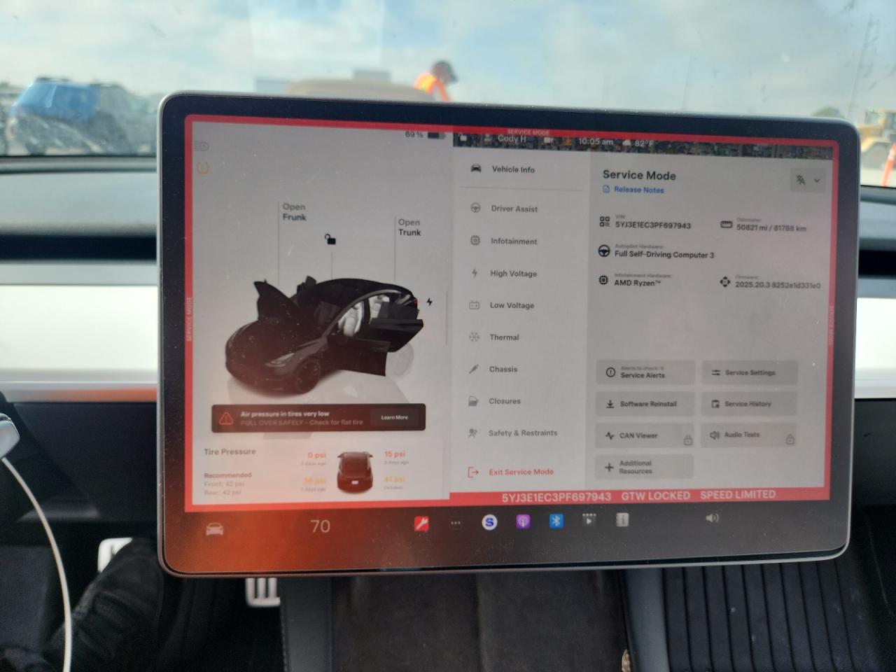 2023 Tesla Model 3 VIN: 5YJ3E1EC3PF697943 Lot: 92732305