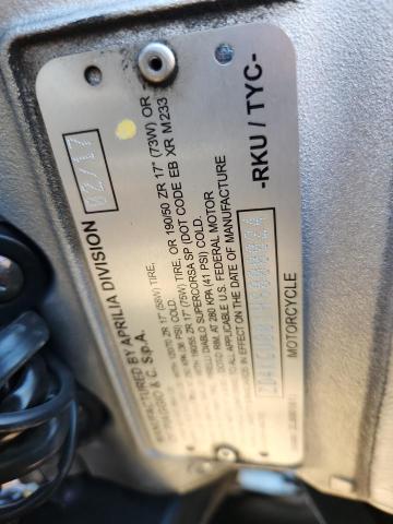 2017 APRILIA TUONO V4 1100 RR  