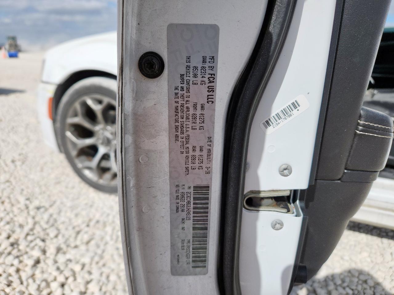 2018 Chrysler 300 S VIN: 2C3CCABG3JH245123 Lot: 92038625