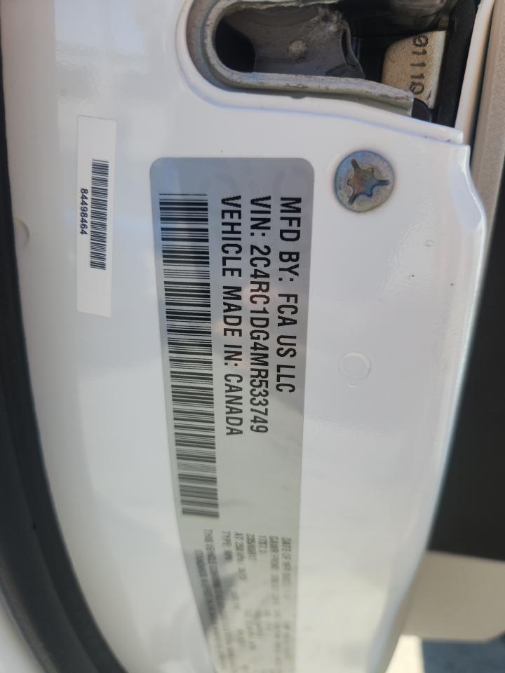 2021 Chrysler Voyager Lxi VIN: 2C4RC1DG4MR533749 Lot: 90109265