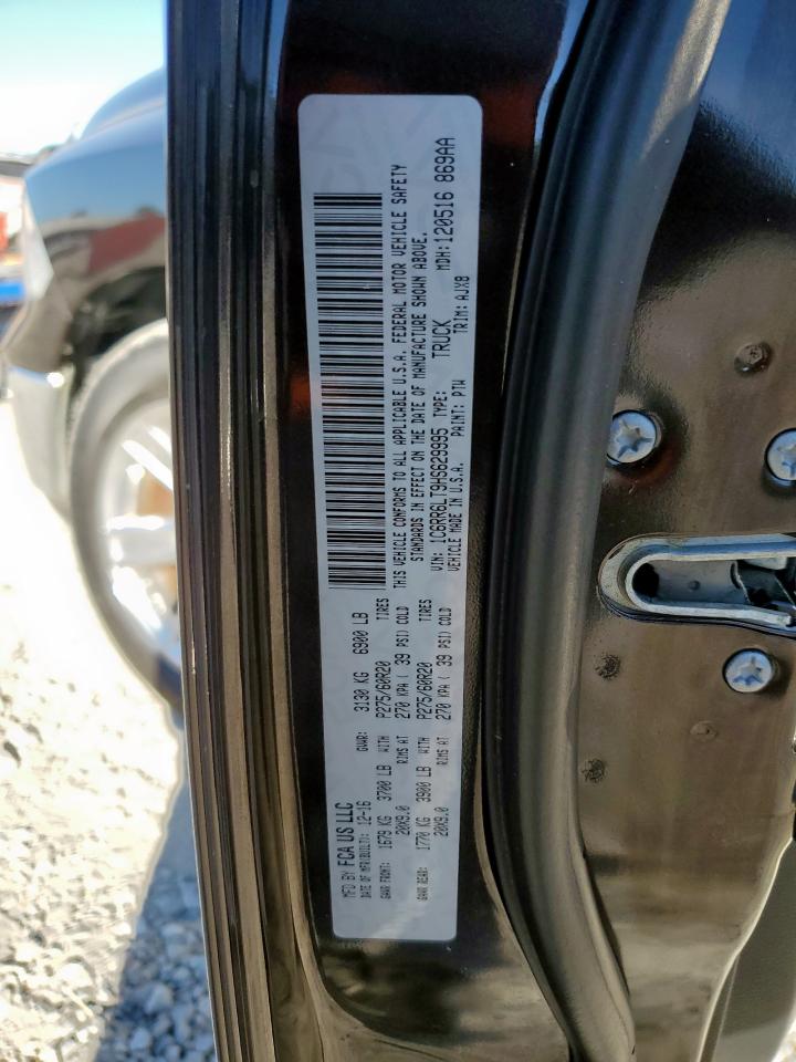 2017 Ram 1500 Slt VIN: 1C6RR6LT9HS629995 Lot: 91934125