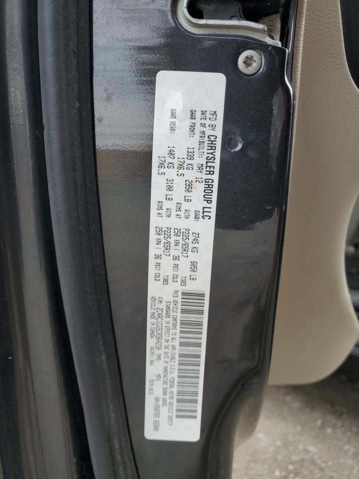 2012 Chrysler Town & Country Touring L VIN: 2C4RC1CG5CR364230 Lot: 91768755