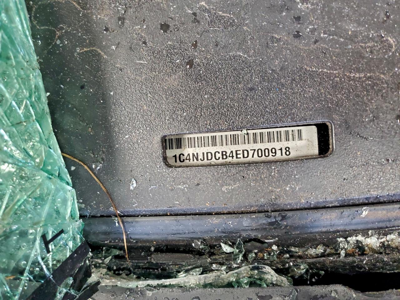 2014 Jeep Compass Limited VIN: 1C4NJDCB4ED700918 Lot: 93838595