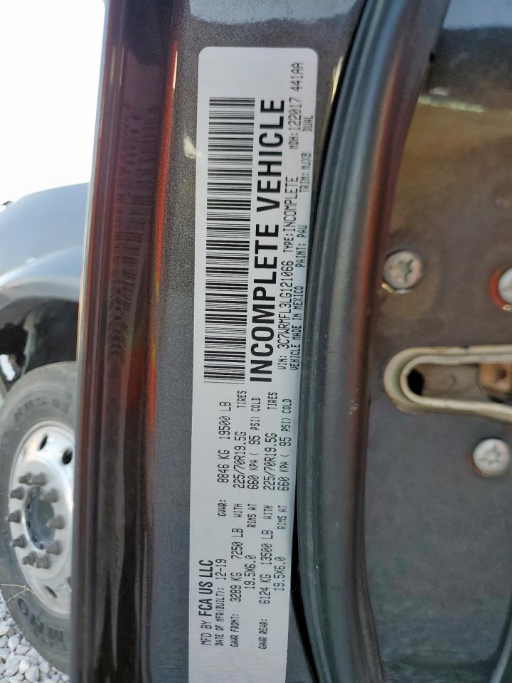 2020 Ram 5500 VIN: 3C7WRMFL3LG121066 Lot: 89565985