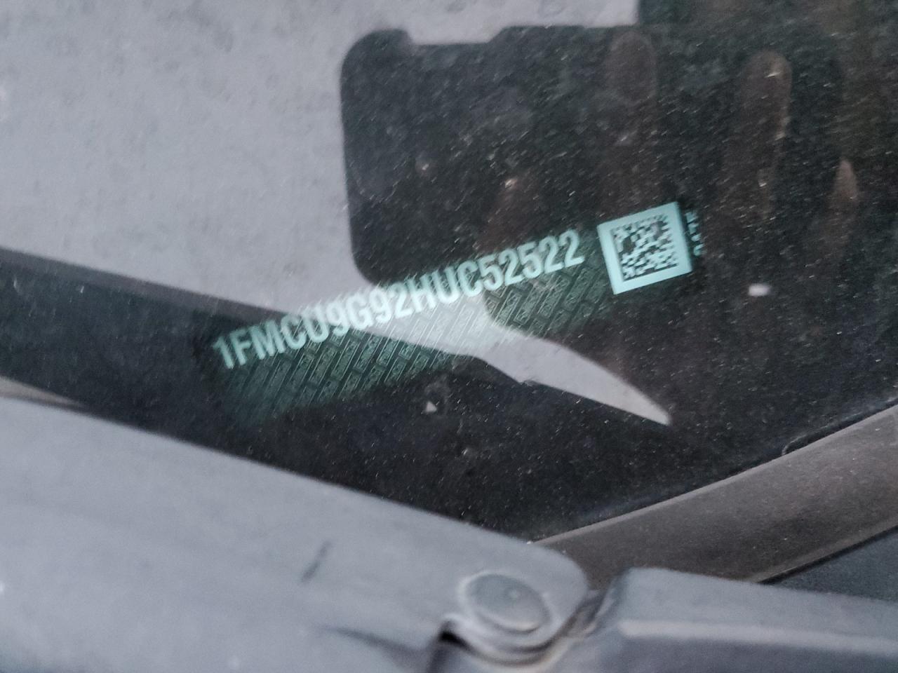 2017 Ford Escape Se VIN: 1FMCU9G92HUC52522 Lot: 92754135