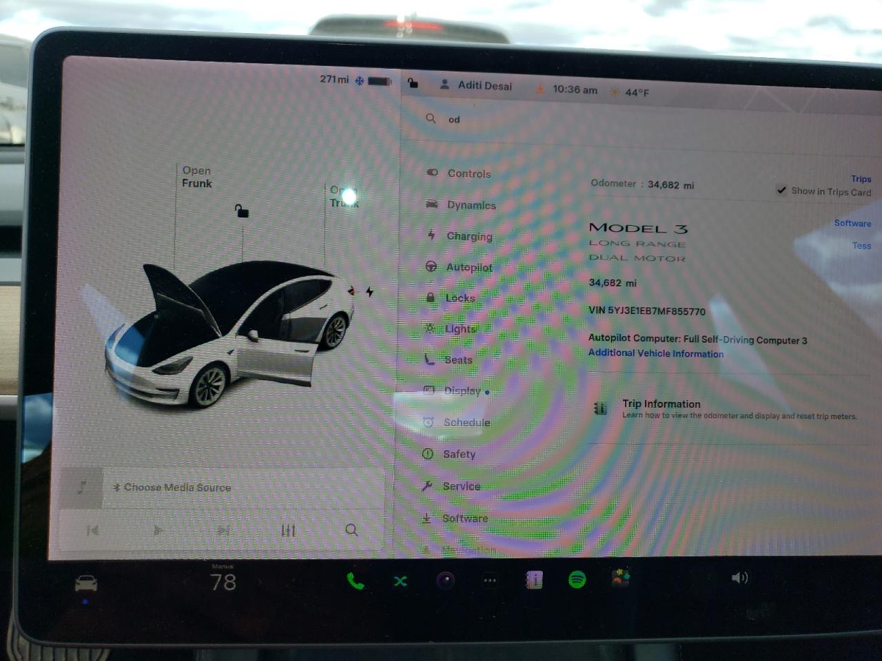 2021 Tesla Model 3 VIN: 5YJ3E1EB7MF855770 Lot: 92095225