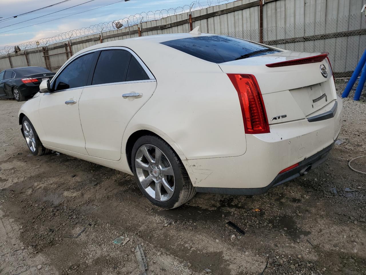 2014 Cadillac Ats Luxury cream null gas 1G6AB5RA0E0174166 photo #3