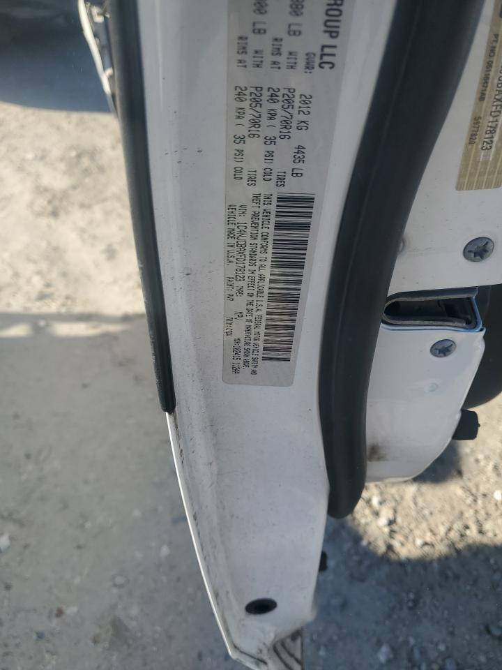 2015 Jeep Compass Sport VIN: 1C4NJCBAXFD178123 Lot: 92289915