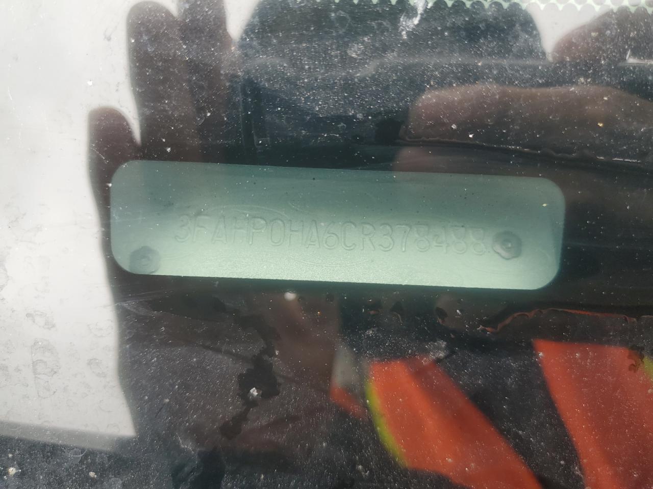 2012 Ford Fusion Se VIN: 3FAHP0HA6CR378488 Lot: 92929175