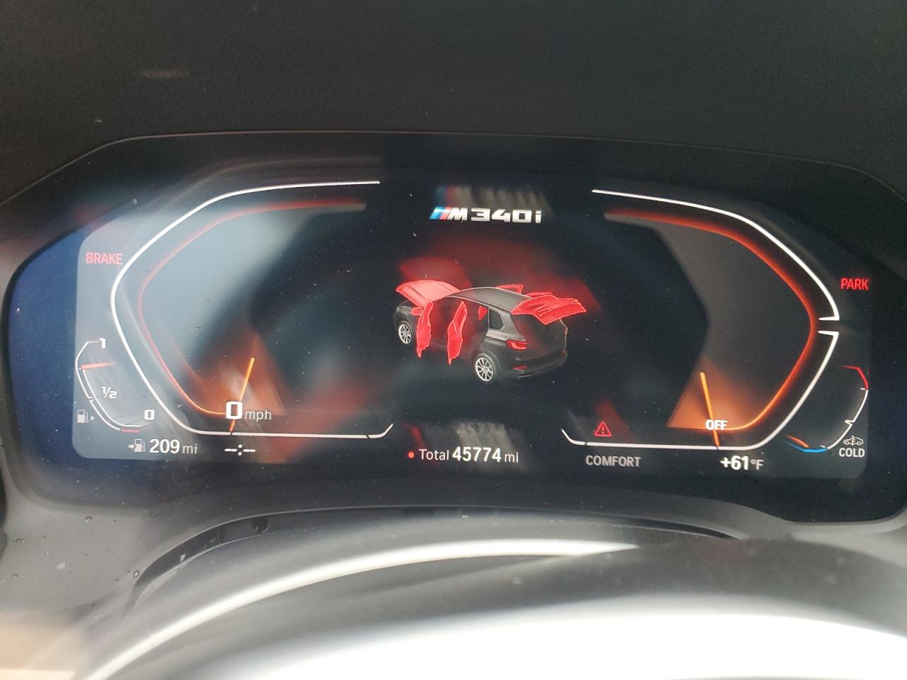 2022 BMW M340I VIN: 3MW5U7J06N8C57076 Lot: 92617955