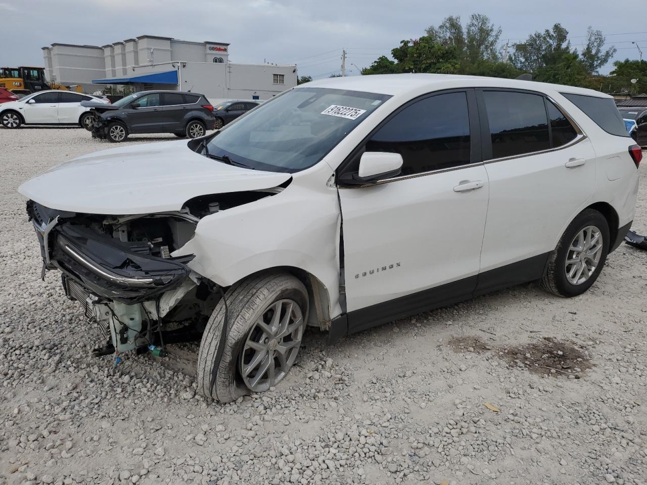 2022 Chevrolet Equinox Lt white null gas 3GNAXKEV1NS102043 photo #1