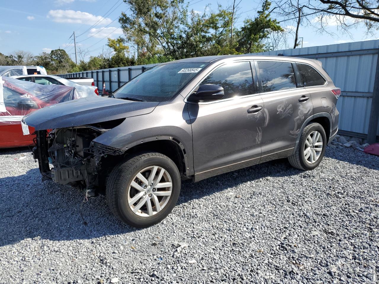 2015 Toyota Highlander Le VIN: 5TDZKRFH8FS049486 Lot: 93268845