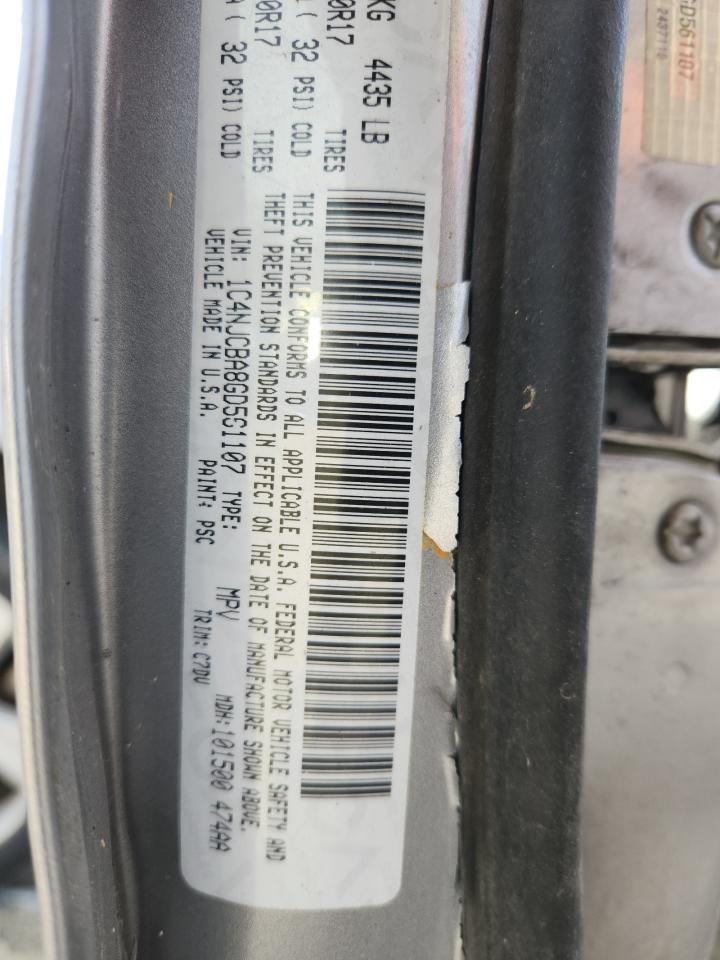 2016 Jeep Compass Sport VIN: 1C4NJCBA8GD561107 Lot: 91893465