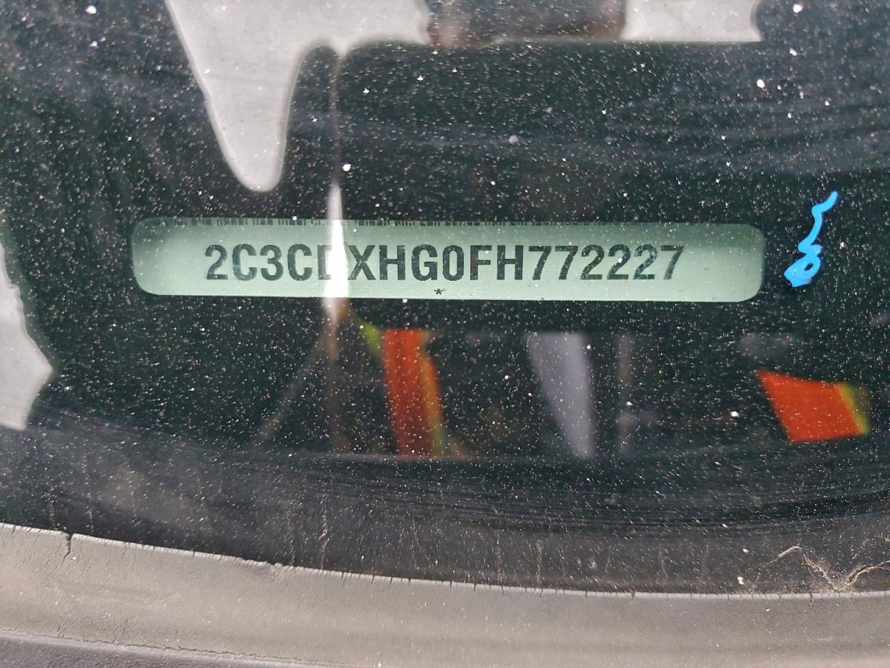 2015 Dodge Charger Sxt VIN: 2C3CDXHG0FH772227 Lot: 94082445