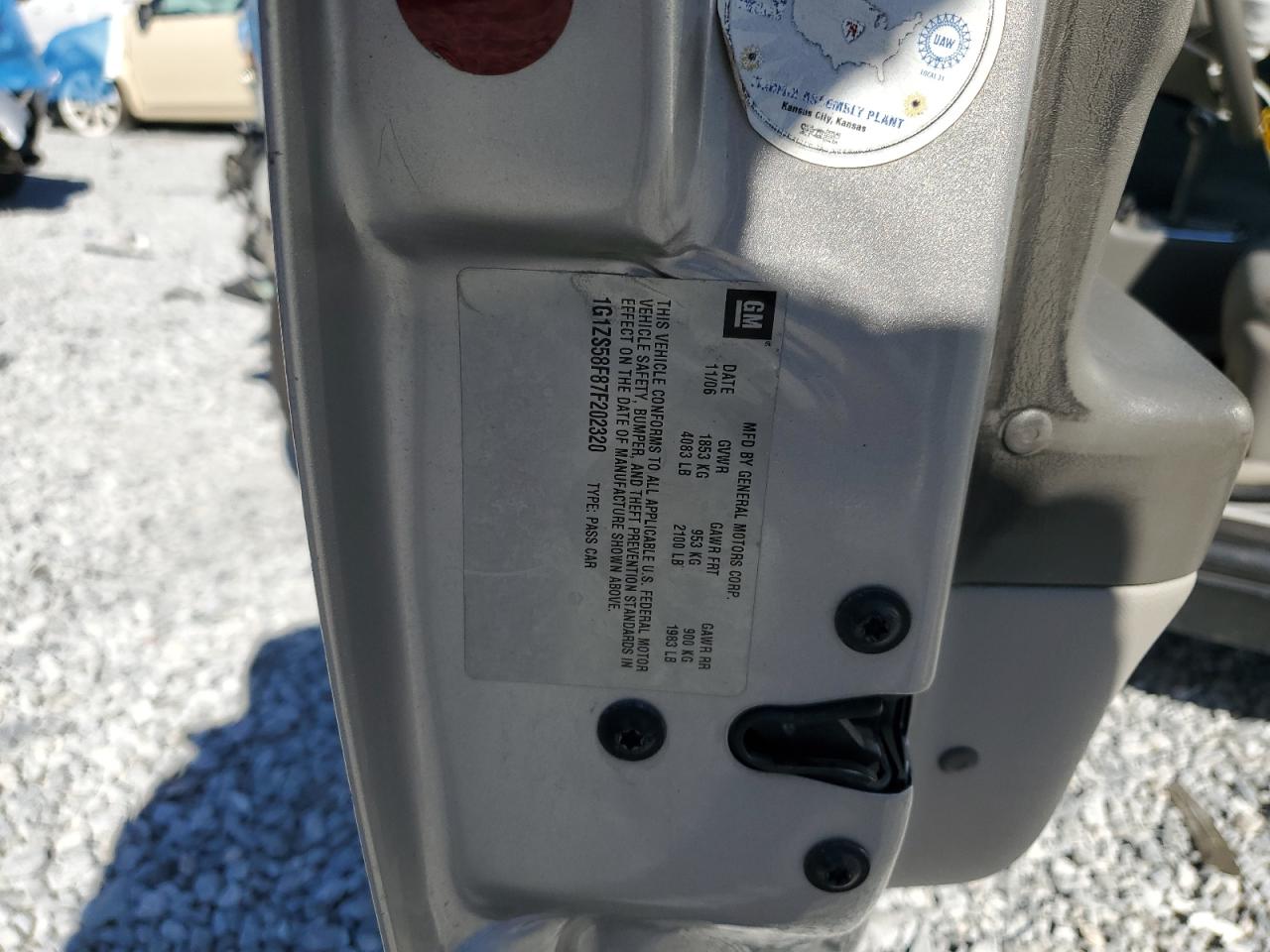 2007 Chevrolet Malibu Ls VIN: 1G1ZS58F87F202320 Lot: 91095365