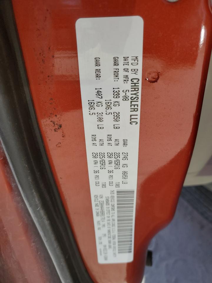 2008 Dodge Grand Caravan Se VIN: 2D8HN44H88R817814 Lot: 93615325