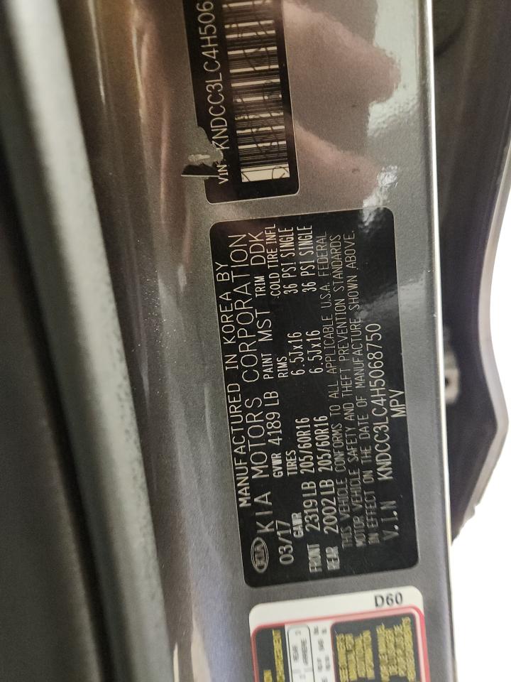 2017 Kia Niro Ex VIN: KNDCC3LC4H5068750 Lot: 92527295