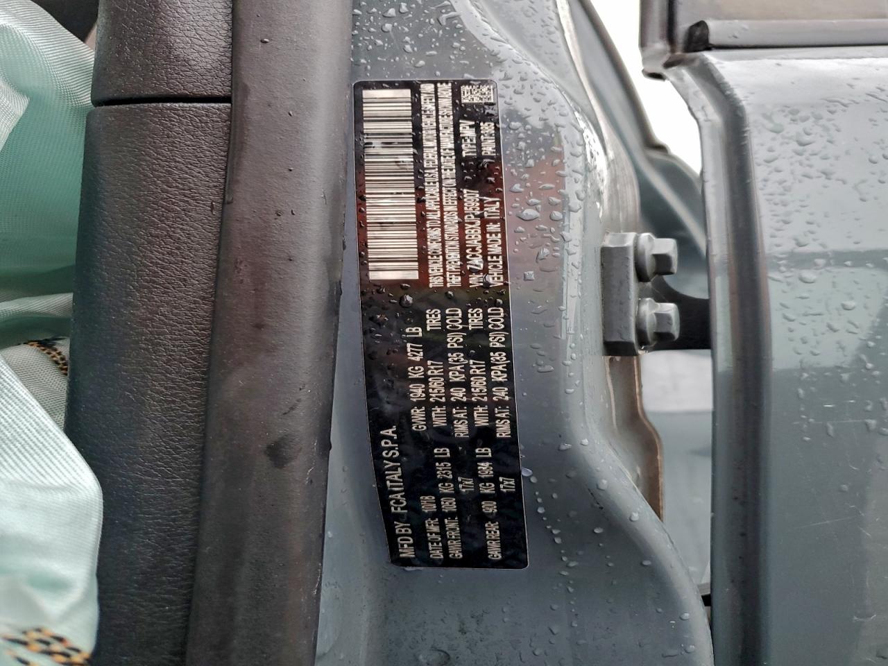 2018 Jeep Renegade Latitude VIN: ZACCJABBXJPJ59907 Lot: 93923175