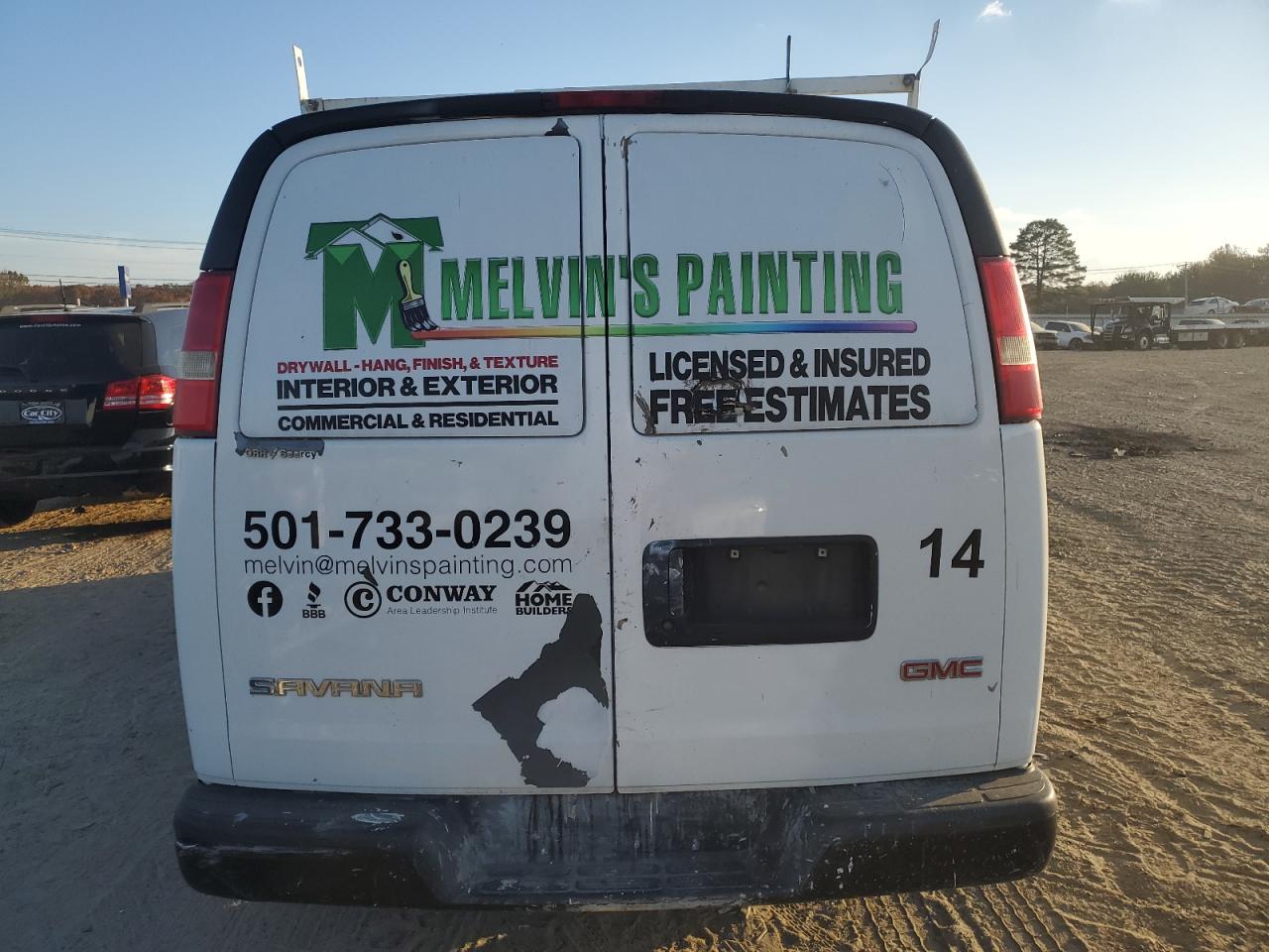 2010 GMC Savana 1500 Utility / Service Van VIN: 1GTUGADX3A1164512 Lot: 92918405