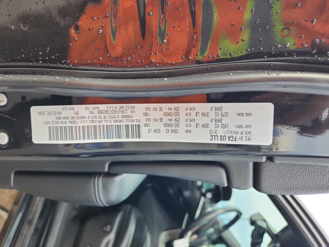 2015 Jeep Grand Cherokee Laredo VIN: 1C4RJFAG5FC802988 Lot: 91726985