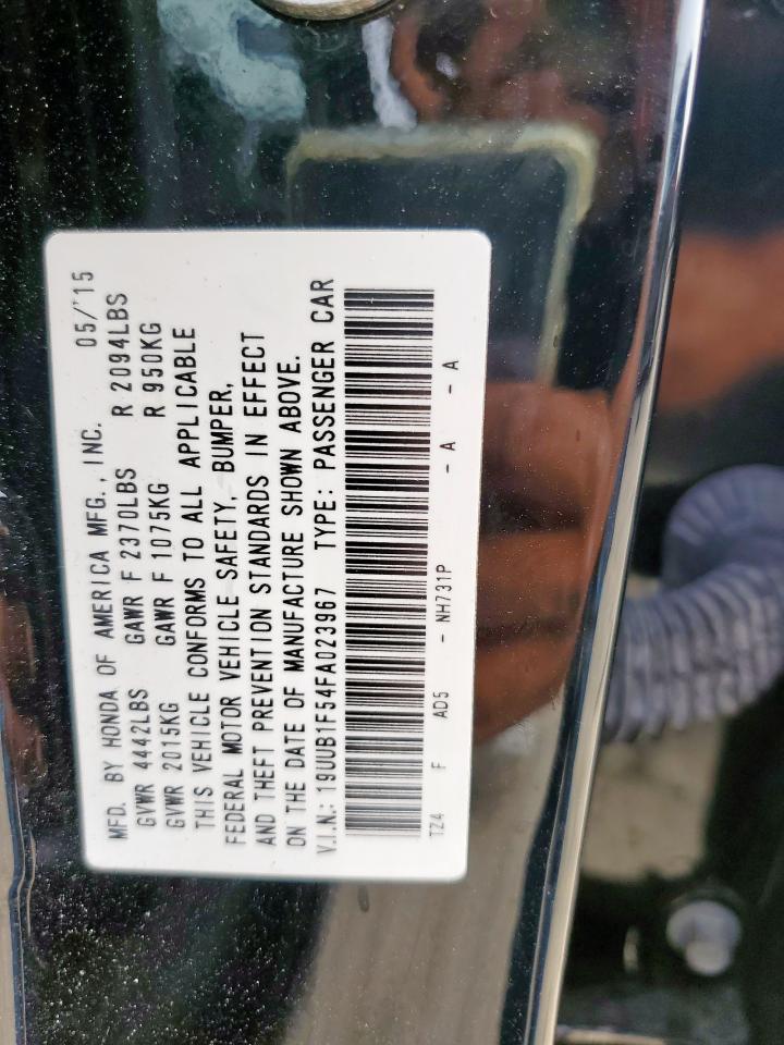 2015 Acura Tlx Tech VIN: 19UUB1F54FA023967 Lot: 91286245