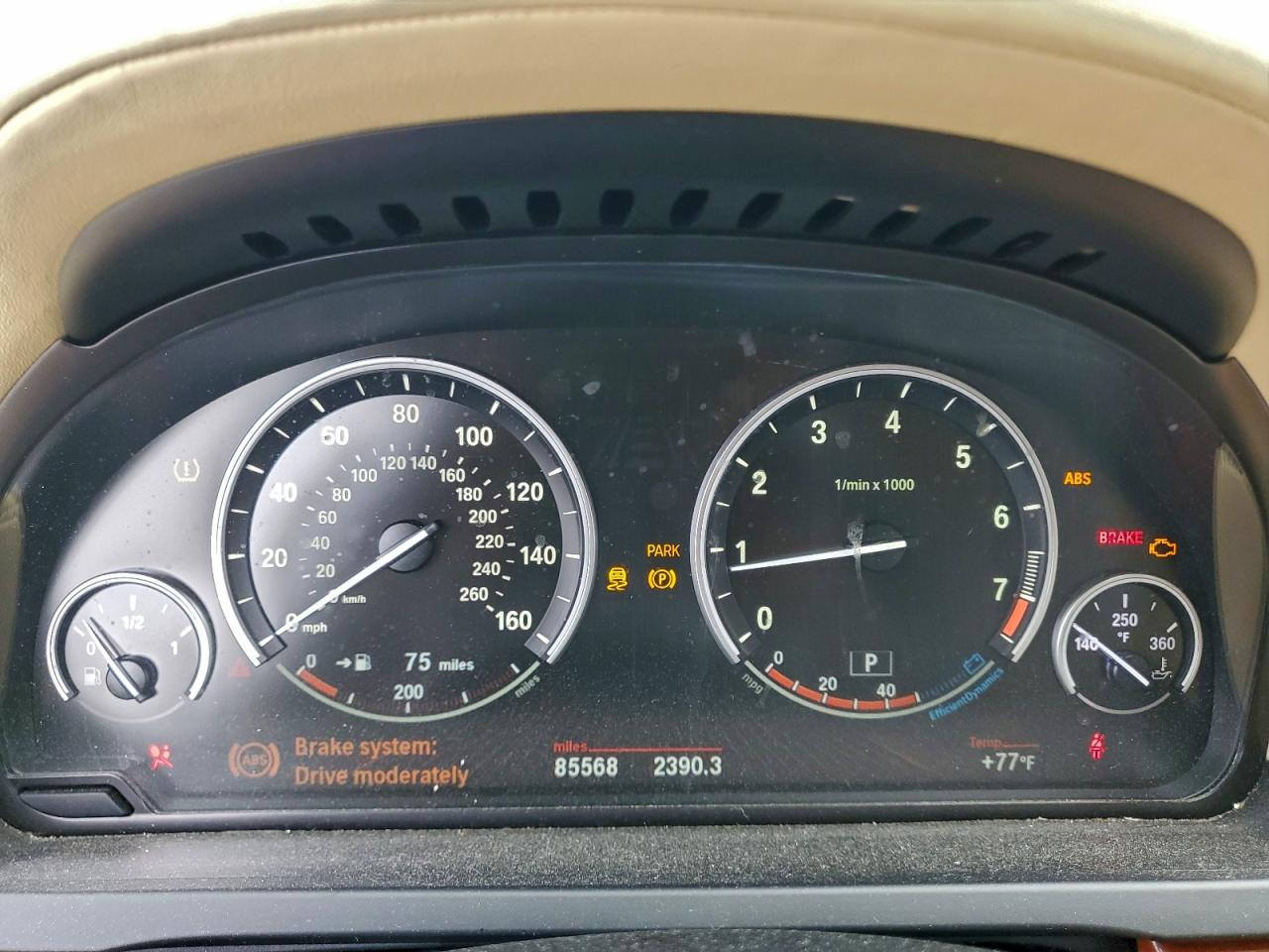 2012 BMW 750 Li VIN: WBAKB8C5XCC964825 Lot: 92327295