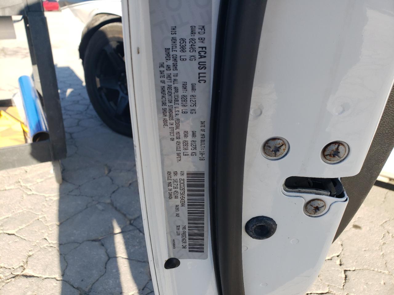 2019 Dodge Challenger R/T VIN: 2C3CDZBT5KH543344 Lot: 92589775