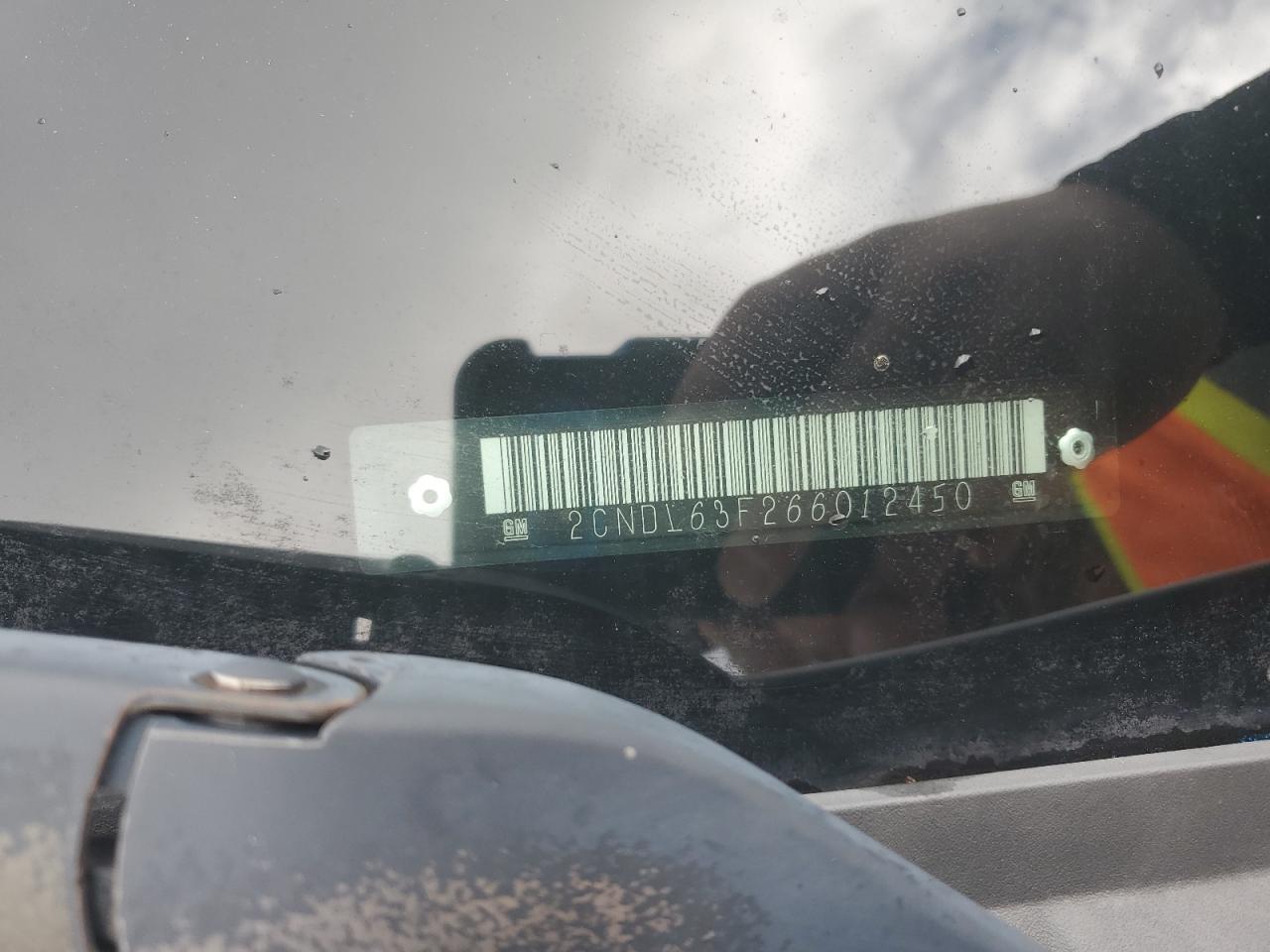 2006 Chevrolet Equinox Lt VIN: 2CNDL63F266012450 Lot: 93981685