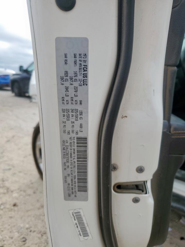 2019 Jeep Compass Limited VIN: 3C4NJCCB6KT676301 Lot: 93088255