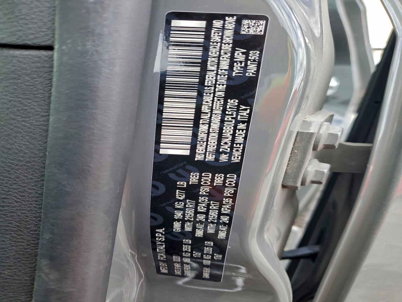 2020 Jeep Renegade Latitude VIN: ZACNJABB0LPL51705 Lot: 94122425