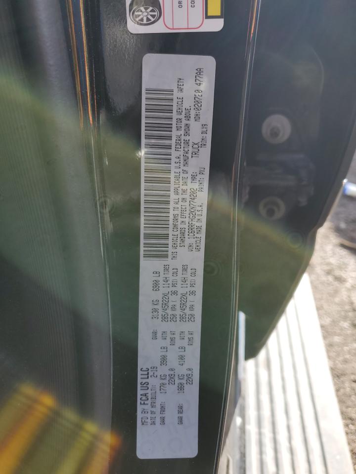 2019 Ram 1500 Limited VIN: 1C6RRFHG2KN774202 Lot: 91772765