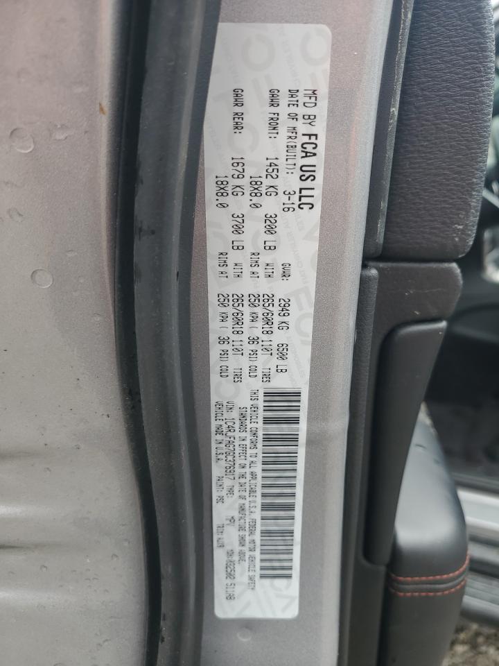 2016 Jeep Grand Cherokee Laredo VIN: 1C4RJFAG7GC376917 Lot: 93264825