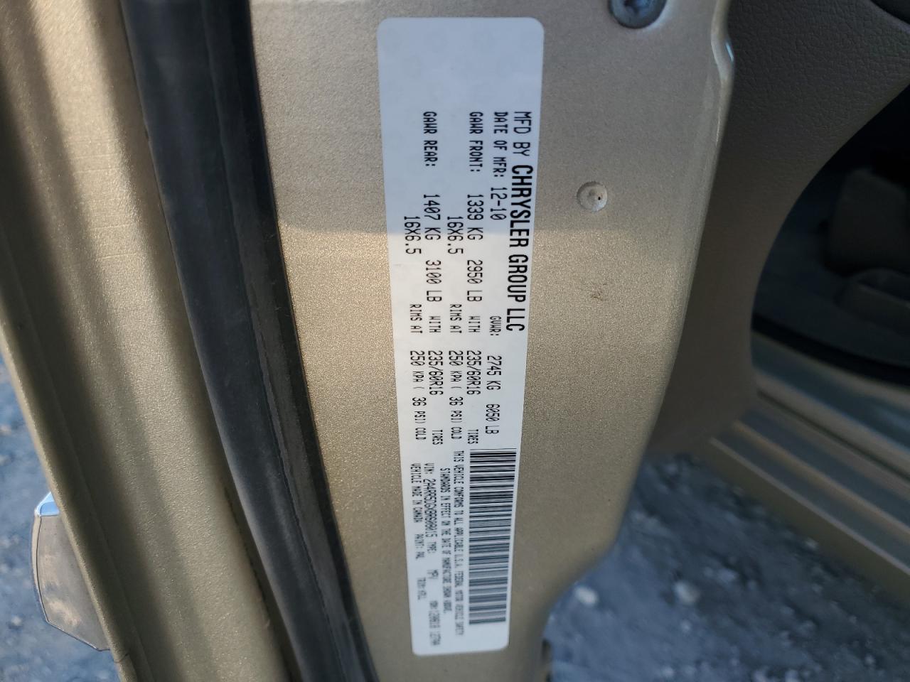 2011 Chrysler Town & Country Touring VIN: 2A4RR5DGXBR608015 Lot: 91577895