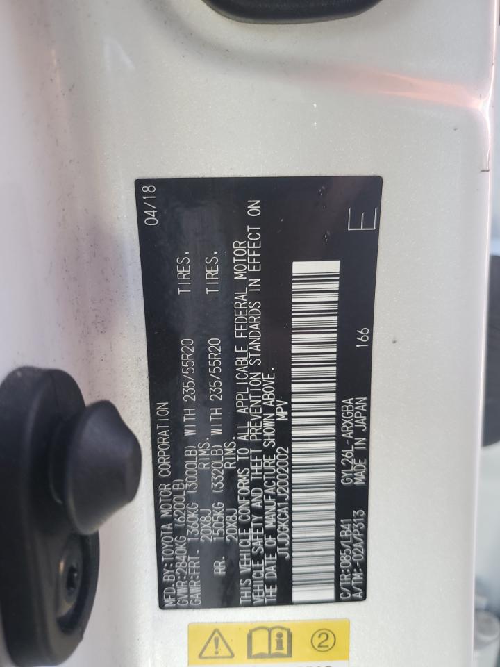 2018 Lexus Rx 450H L Base VIN: JTJDGKCA1J2002002 Lot: 92256725