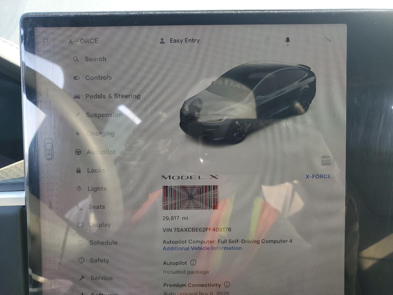 2023 Tesla Model X VIN: 7SAXCBE62PF409176 Lot: 90621345