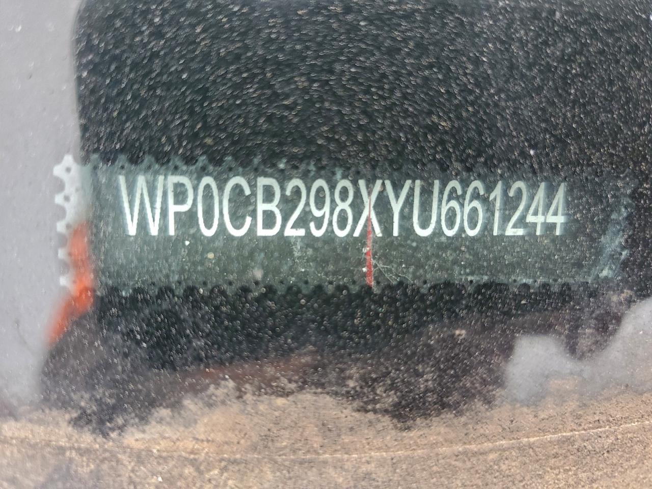 2000 Porsche Boxster S VIN: WP0CB298XYU661244 Lot: 94099555