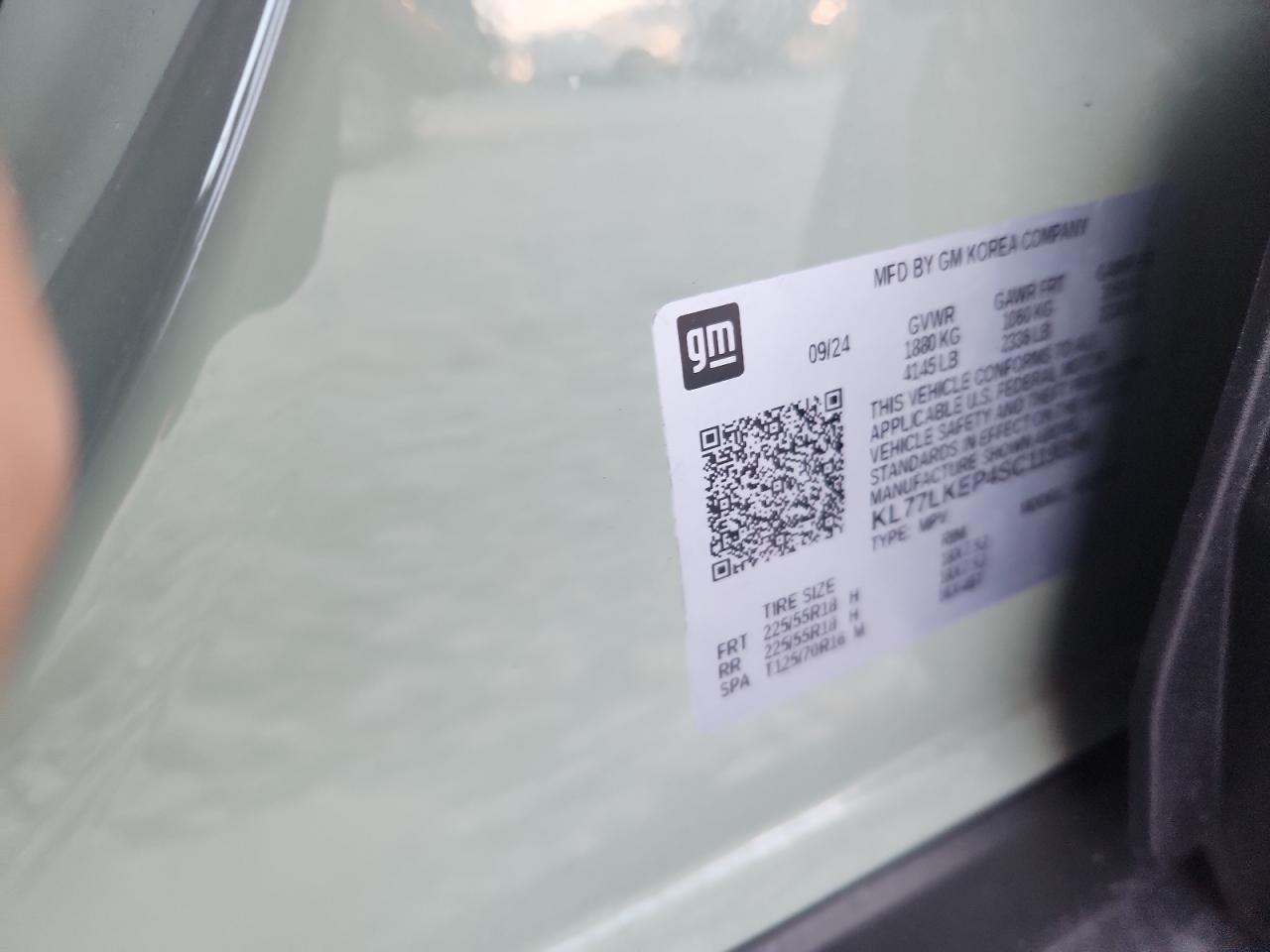 2025 Chevrolet Trax Activ VIN: KL77LKEP4SC119398 Lot: 93375035