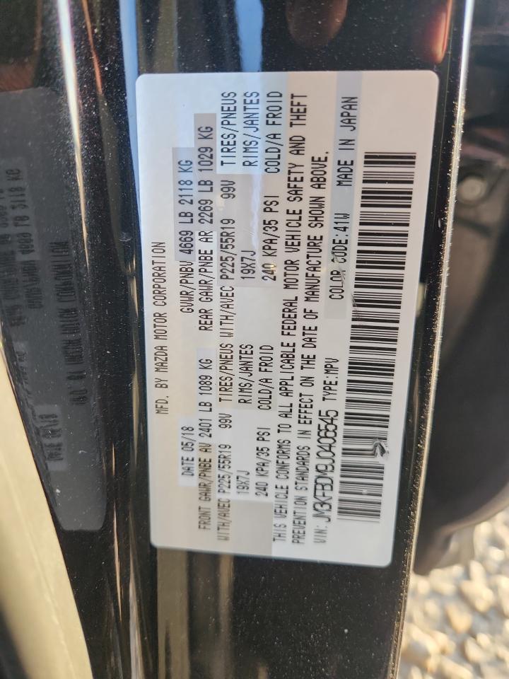 2018 Mazda Cx-5 Grand Touring VIN: JM3KFBDM9J0406545 Lot: 93269745