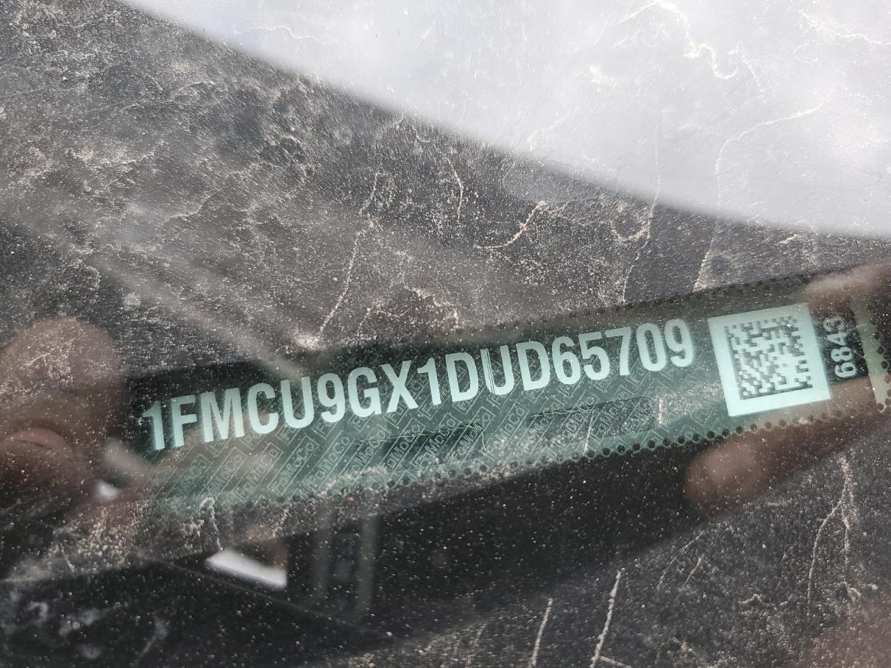 2013 Ford Escape Se VIN: 1FMCU9GX1DUD65709 Lot: 91865875