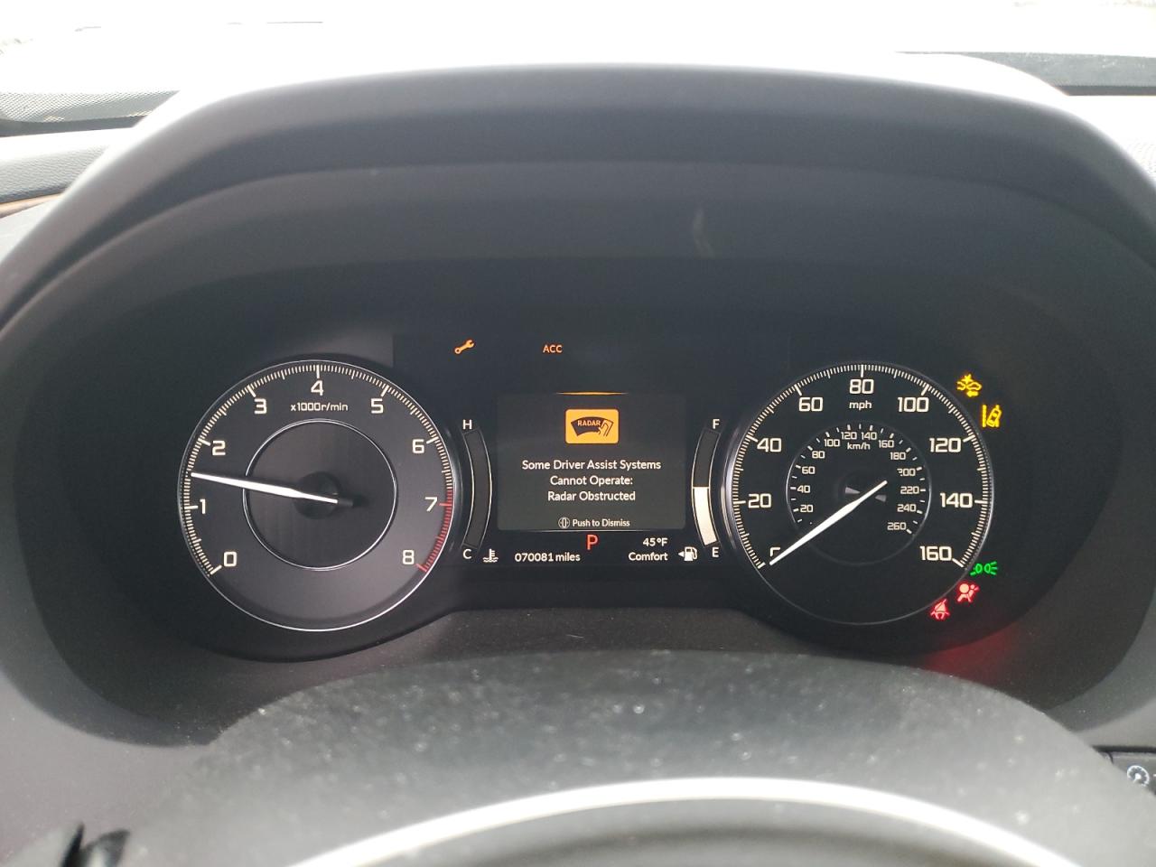 2020 Acura Rdx Advance VIN: 5J8TC2H75LL039172 Lot: 92477185