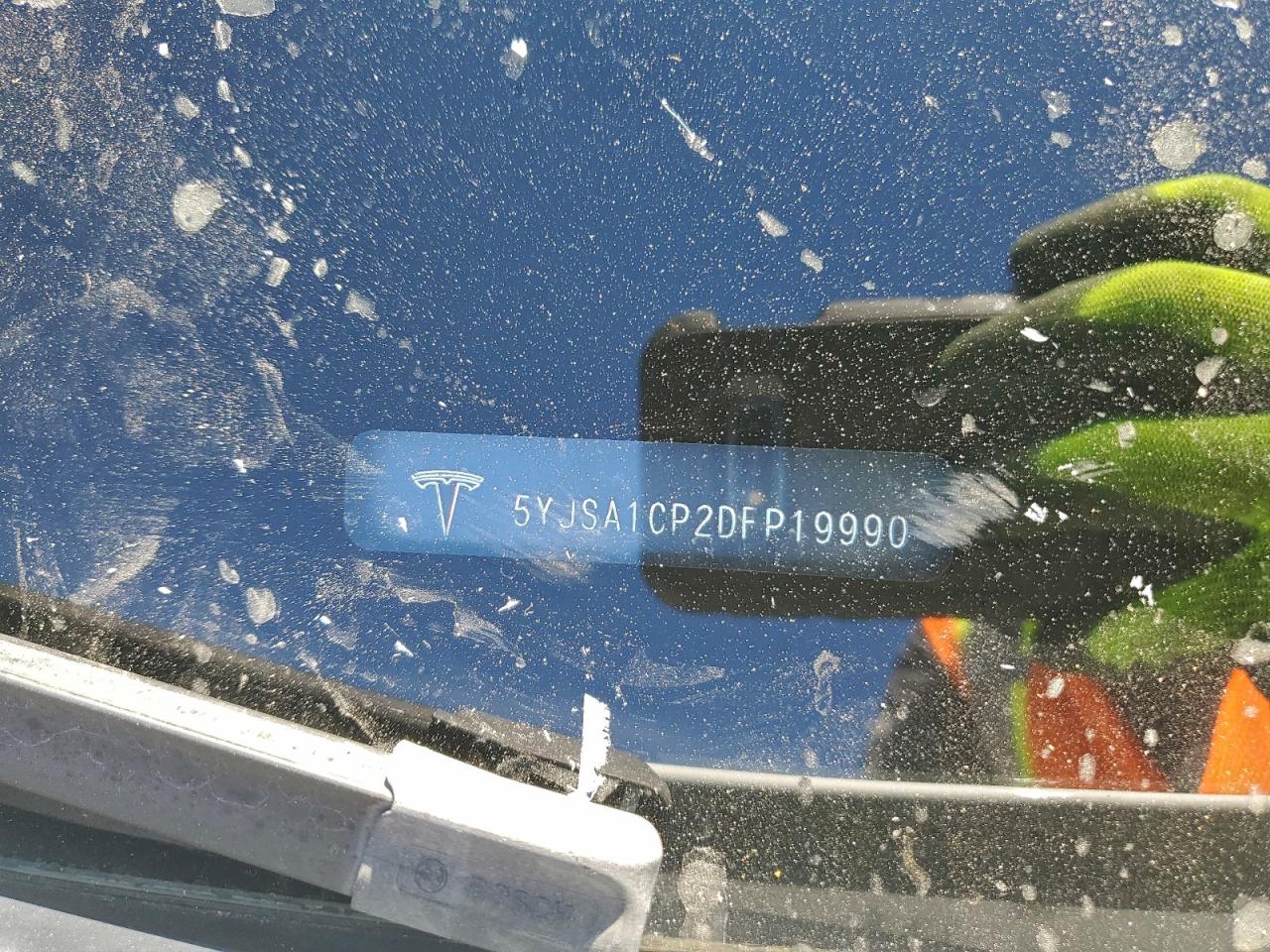 2013 Tesla Model S VIN: 5YJSA1CP2DFP19990 Lot: 93367545