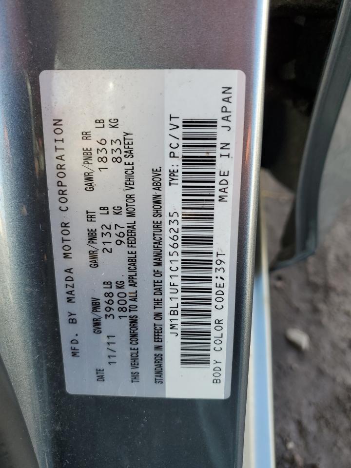 2012 Mazda 3 I VIN: JM1BL1UF1C1566235 Lot: 91610665