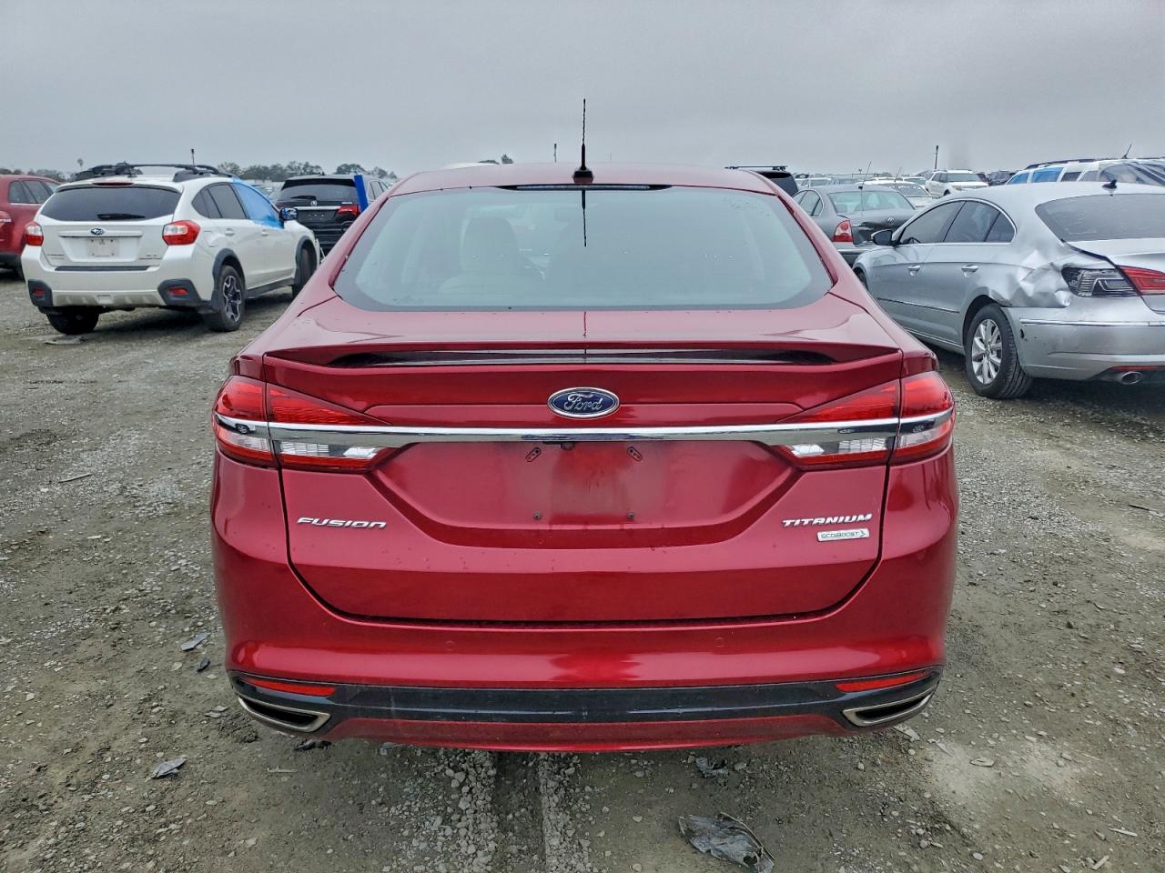2017 Ford Fusion Titanium VIN: 3FA6P0K99HR207487 Lot: 93848875