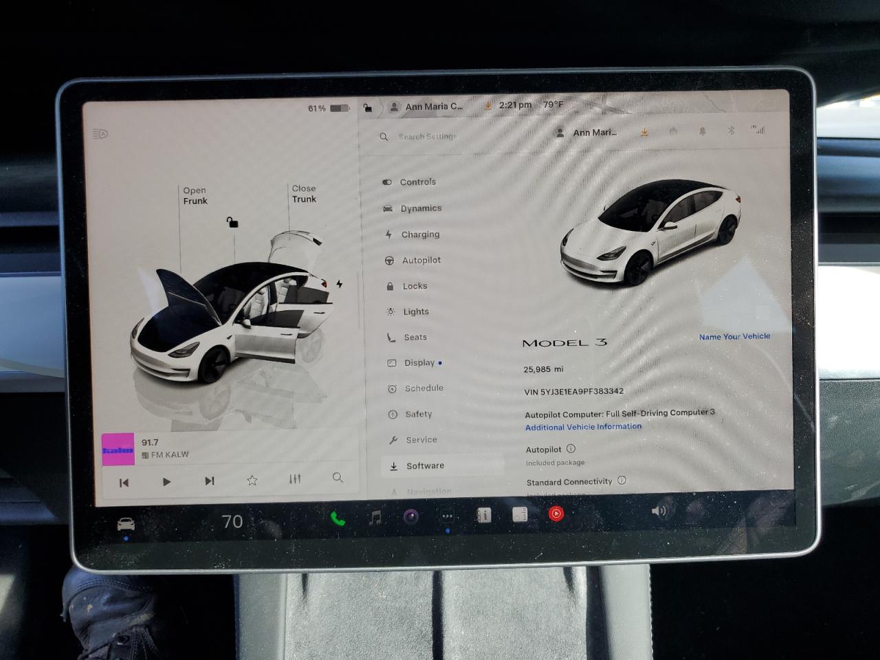 2023 Tesla Model 3 VIN: 5YJ3E1EA9PF383342 Lot: 92319185