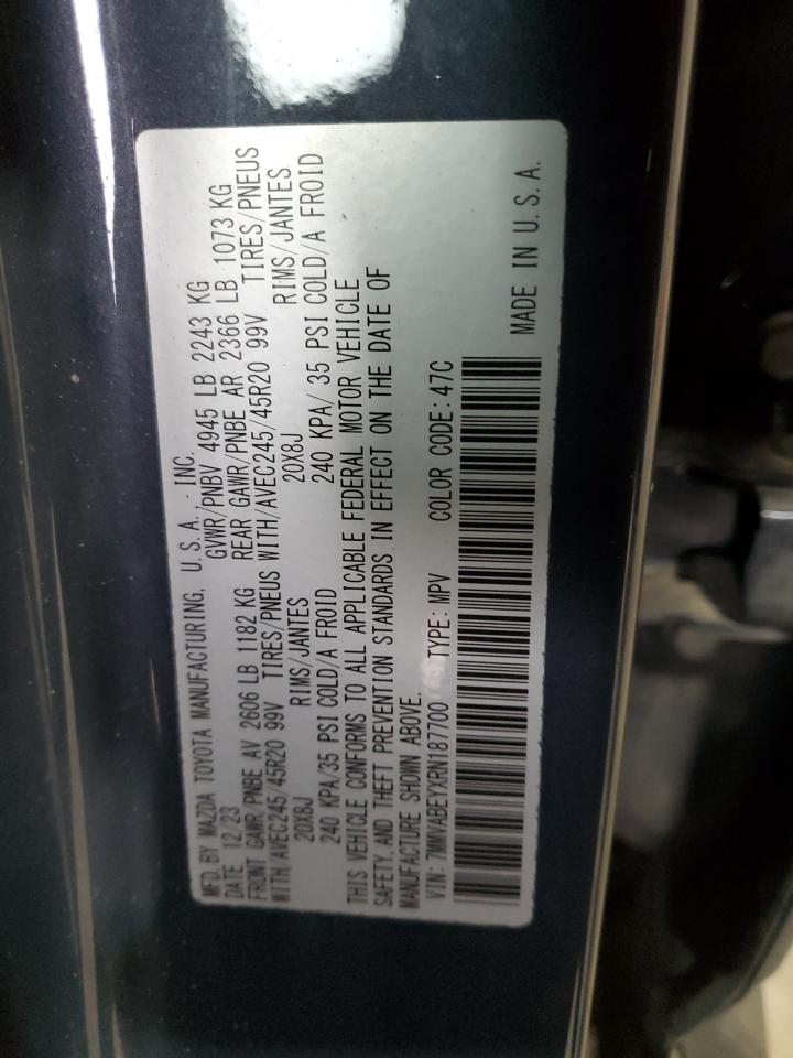 2024 Mazda Cx-50 Premium Plus VIN: 7MMVABEYXRN187700 Lot: 91370215